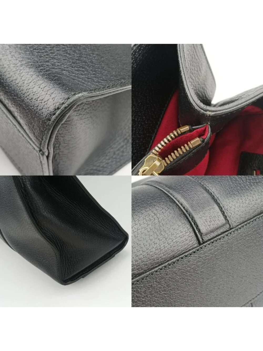 Gucci Sherry Black Leather